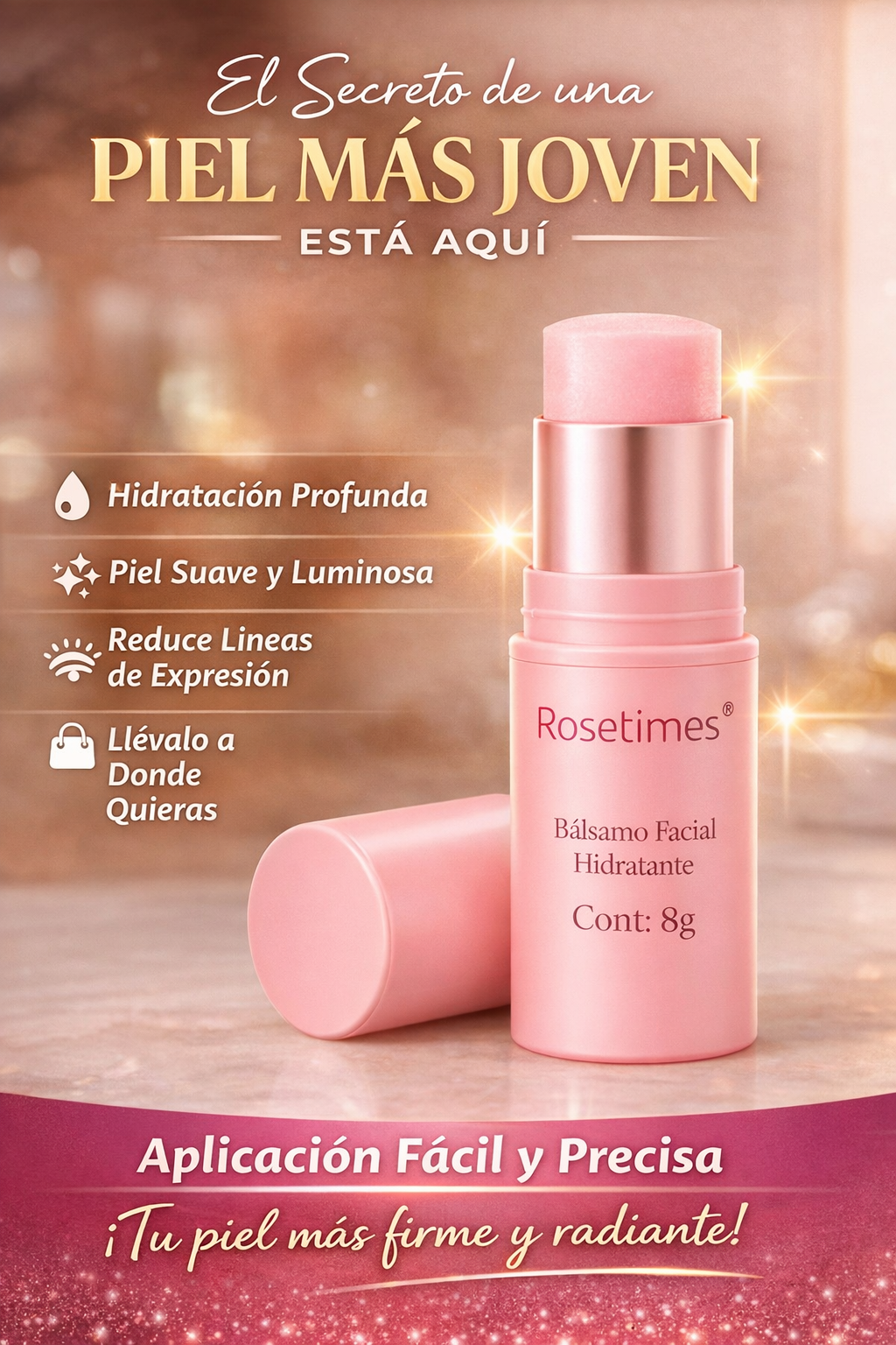 Bálsamo Facial Hidratante Antiarrugas