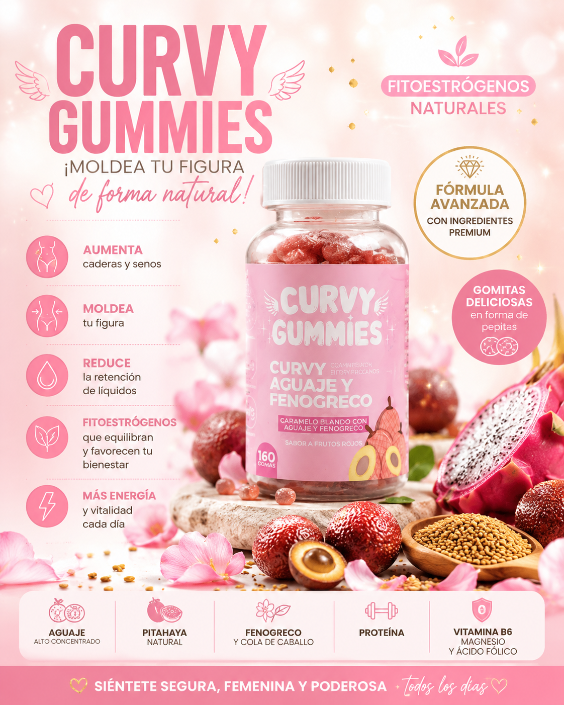 ✨🍑 CURVY GUMMIES – ¡Moldea tu figura naturalmente! 🍑✨